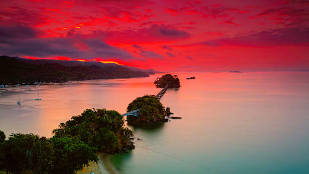 Sunsets over Dominican Republic